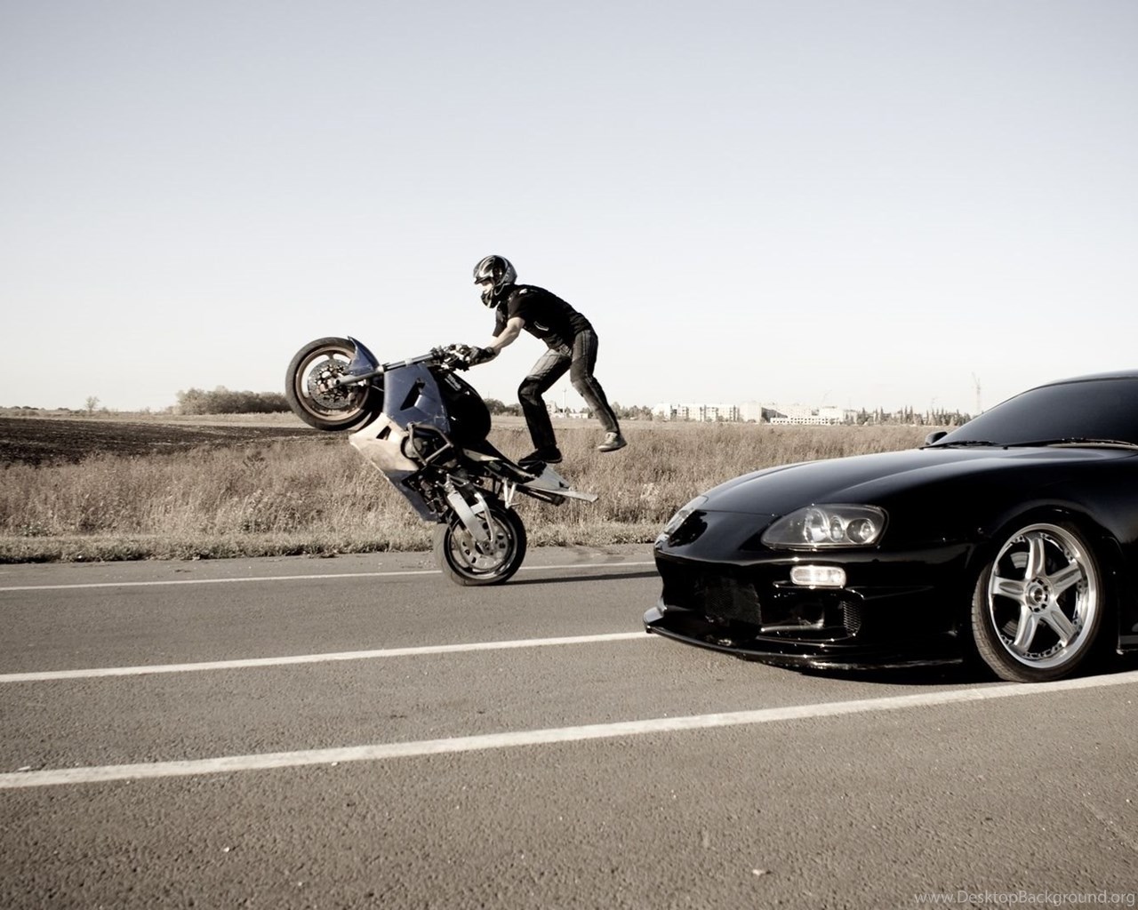 Motorcycle Stunts HD Wallpaper Desktop Background