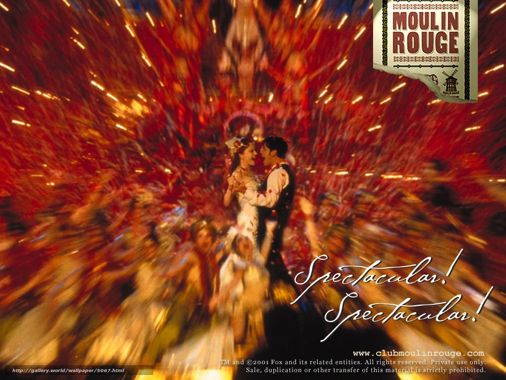 Download wallpaper Moulin Rouge, Moulin Rouge!, film, movies free desktop wallpaper in the resolution 1024x768