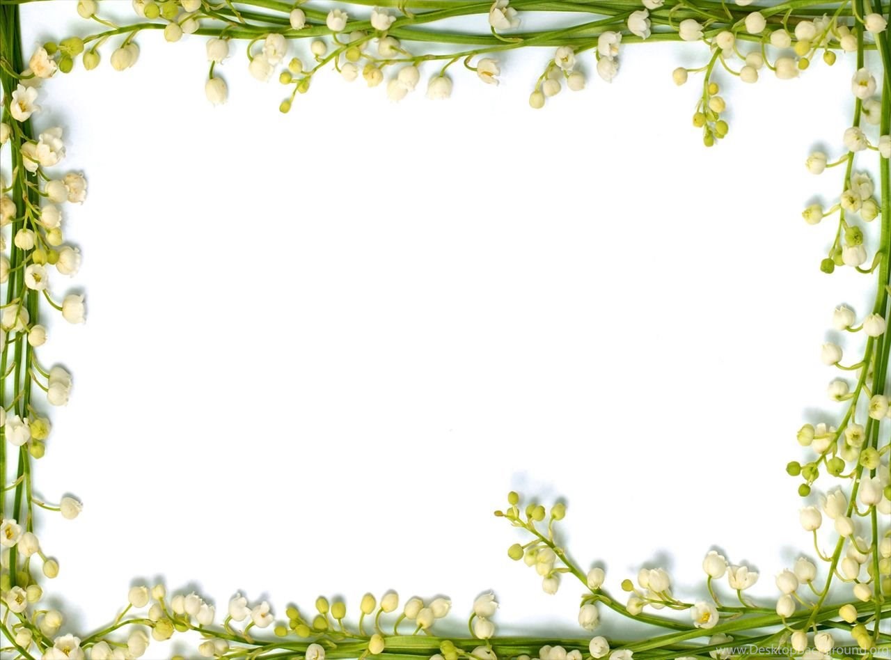 Free Real Floral Frame Background For PowerPoint Flower PPT. Desktop Background