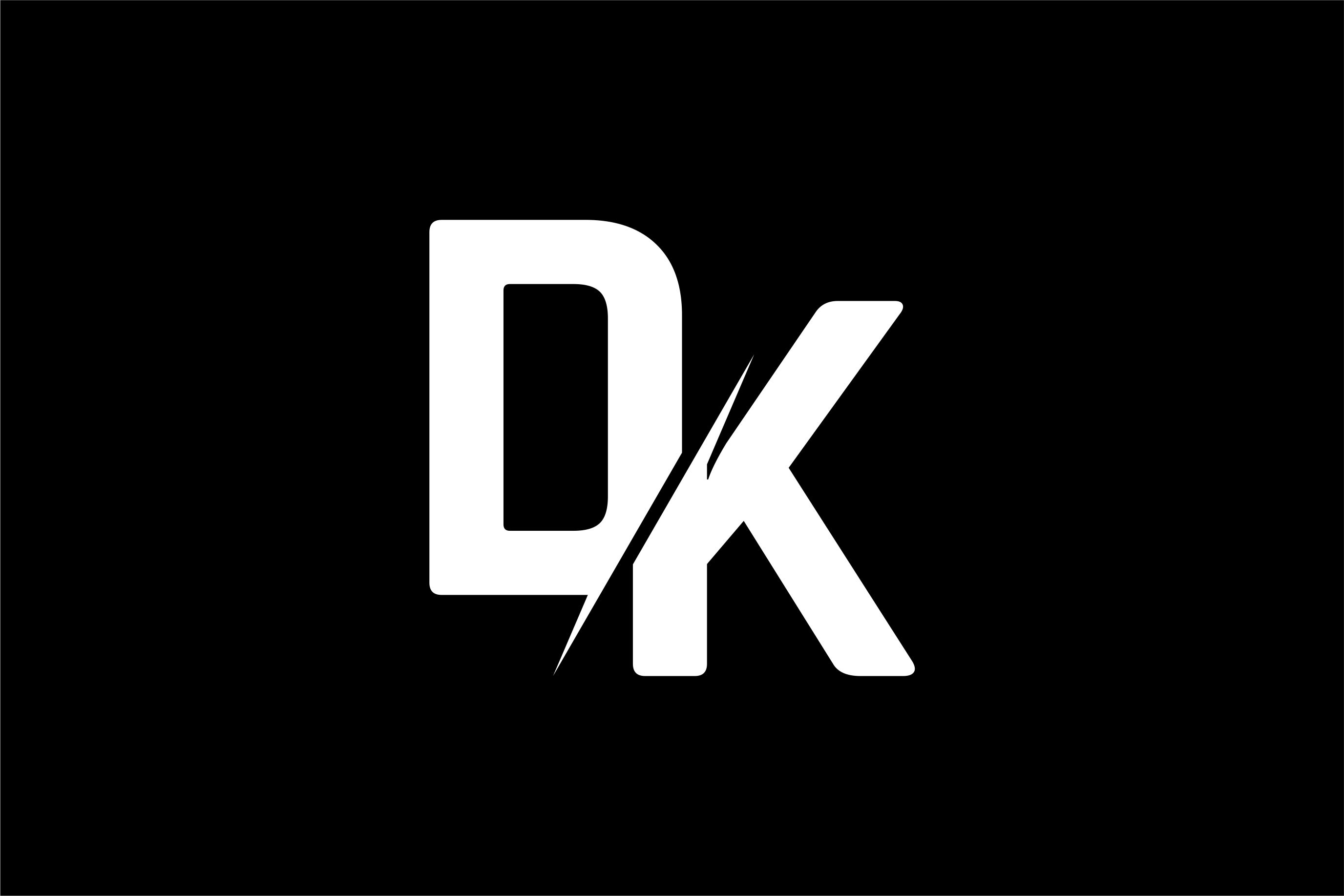 Monogram DK Logo Graphic by Greenlines Studios · Creative Fabrica. Dk logo, Logo graphic, Logo design