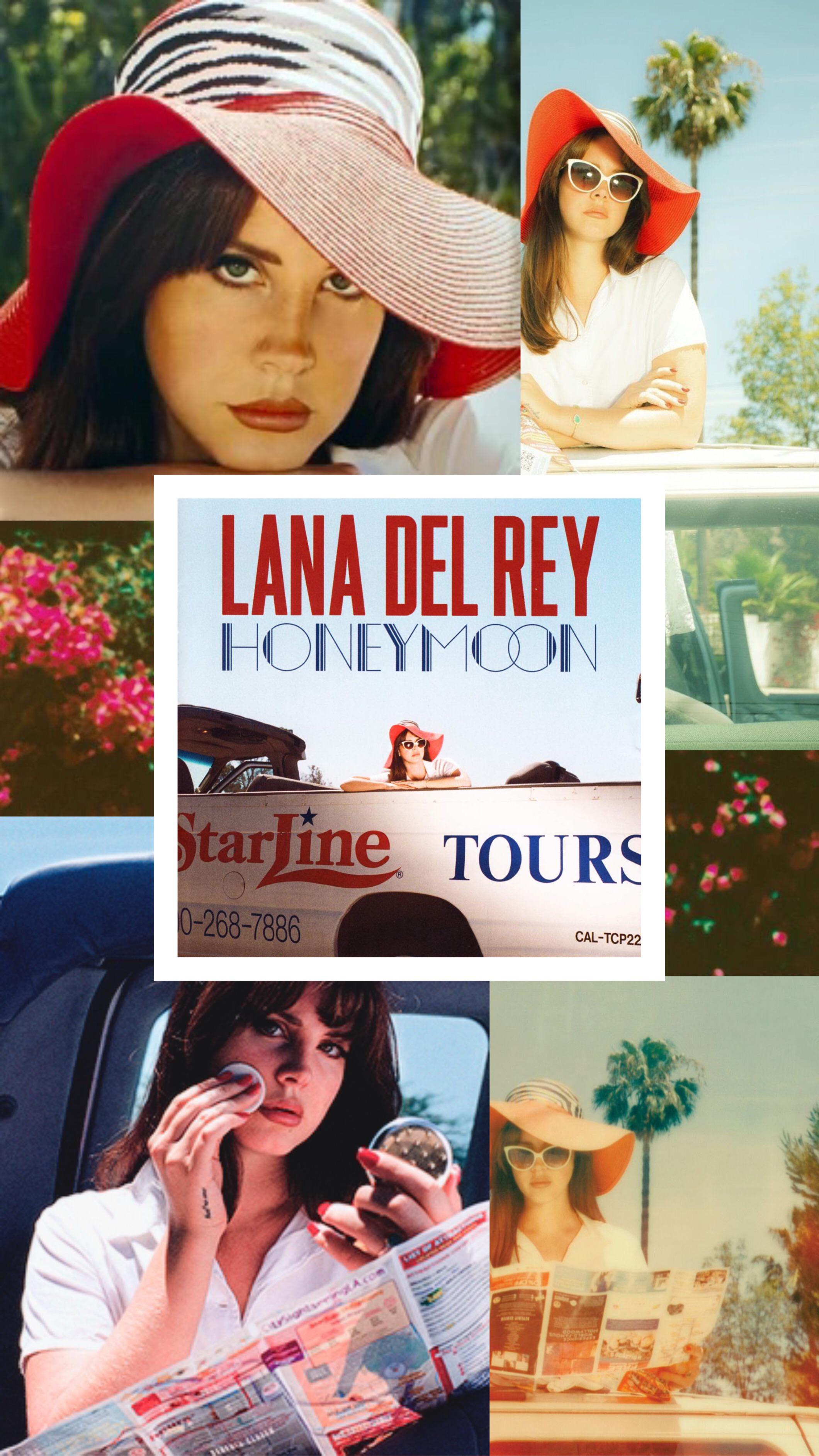 Hey Guys, I Made A Wallpaper Collage For My Favorite LDR Album, Honeymoon. You Can Use It If You Want!: Lanadelrey