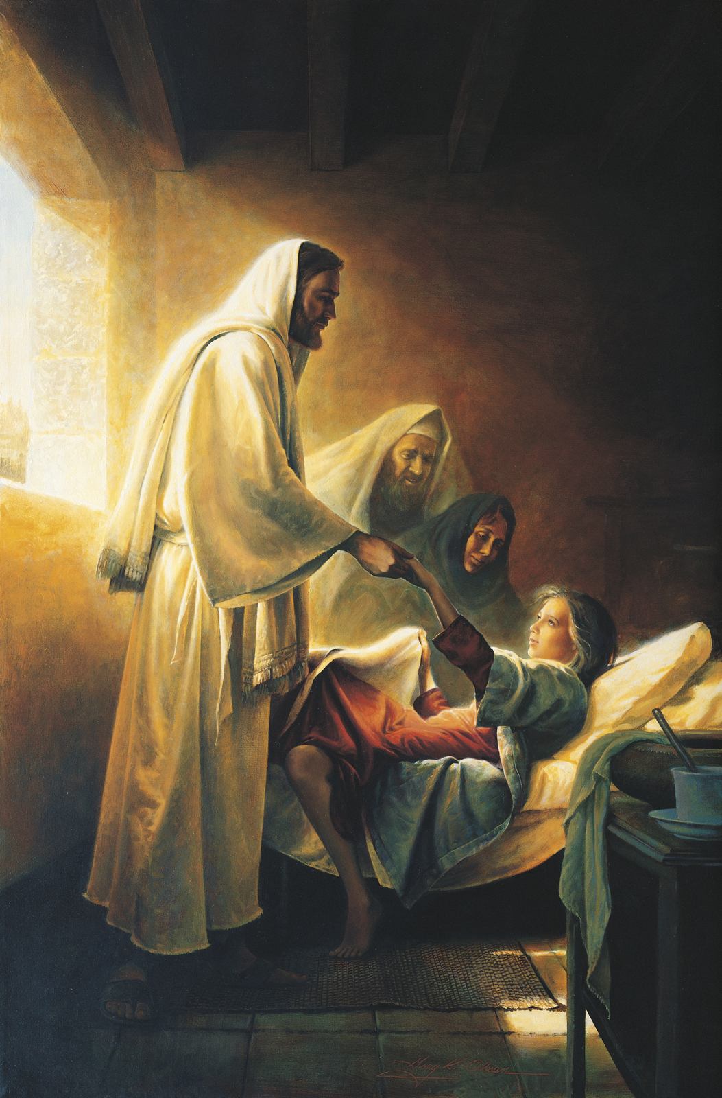 Jesus Blessing Jairus's Daughter (Christ Raising the Daughter of Jairus)