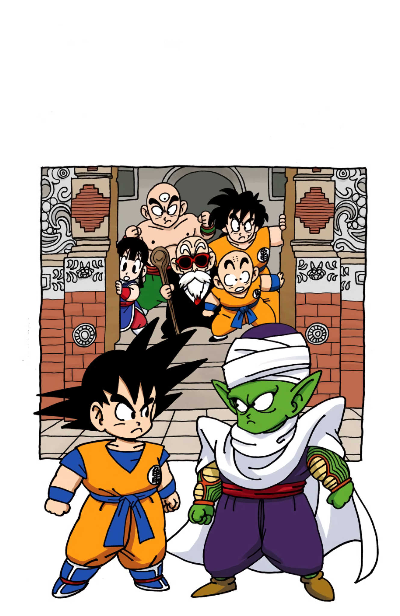 Chibi Goku vs Piccolo > Phone wallpaper