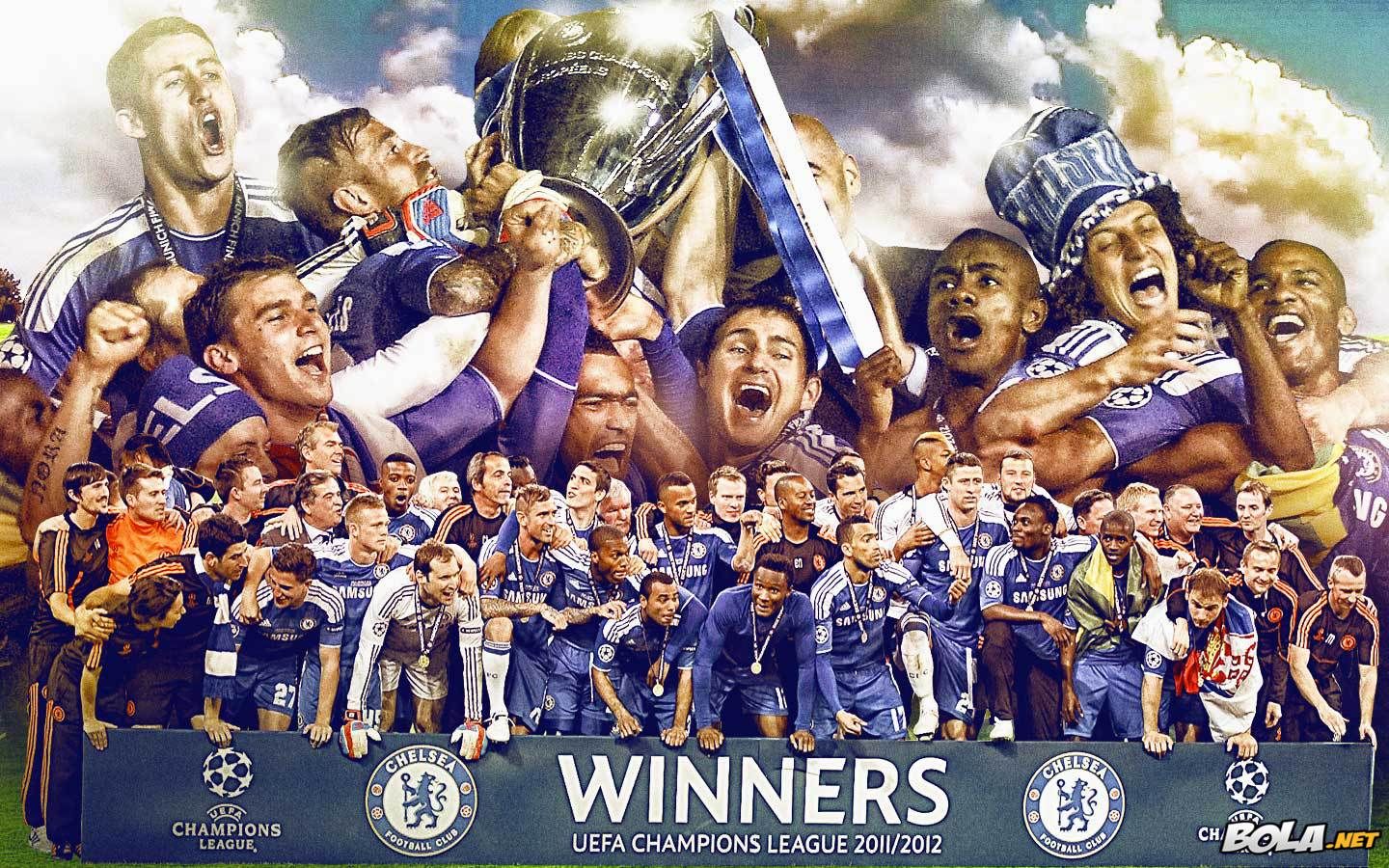 Wallpaper Chelsea Champions, size: 1440x900. Chelsea champions, Chelsea champions league, Champions league