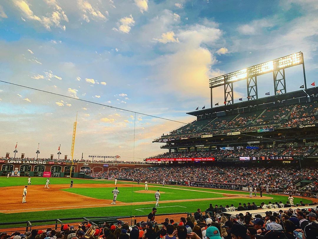Can't go wrong with this view. Baseball stadium, Instagram, Sf giants