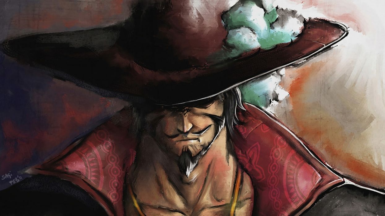 Dracule Mihawk One Piece Anime Art wallpaperx1080