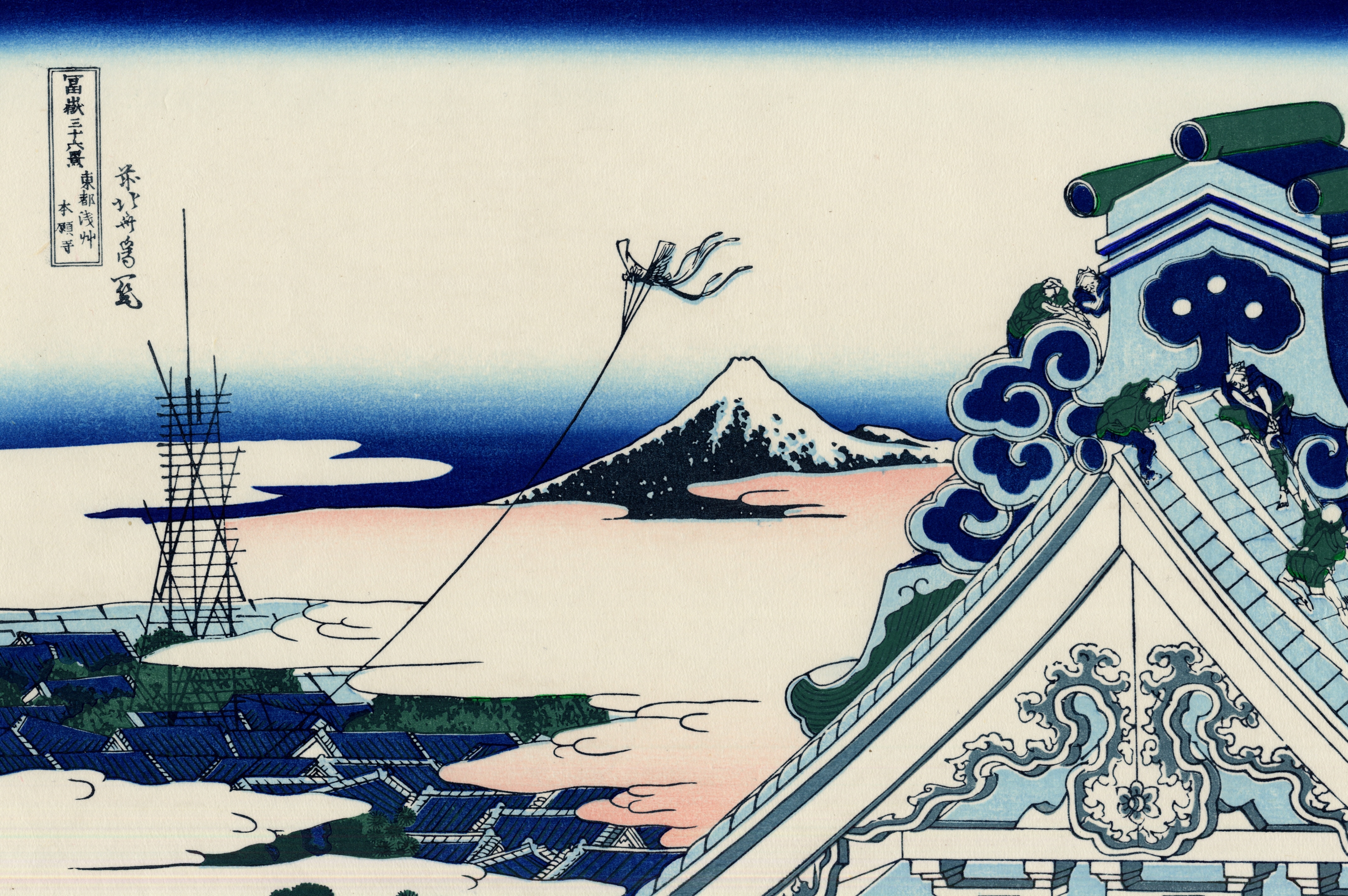 katsushika hokusai thirtysix views of mount fuji 4282x2848 wallpaper High Quality Wallpaper, High Definition Wallpaper