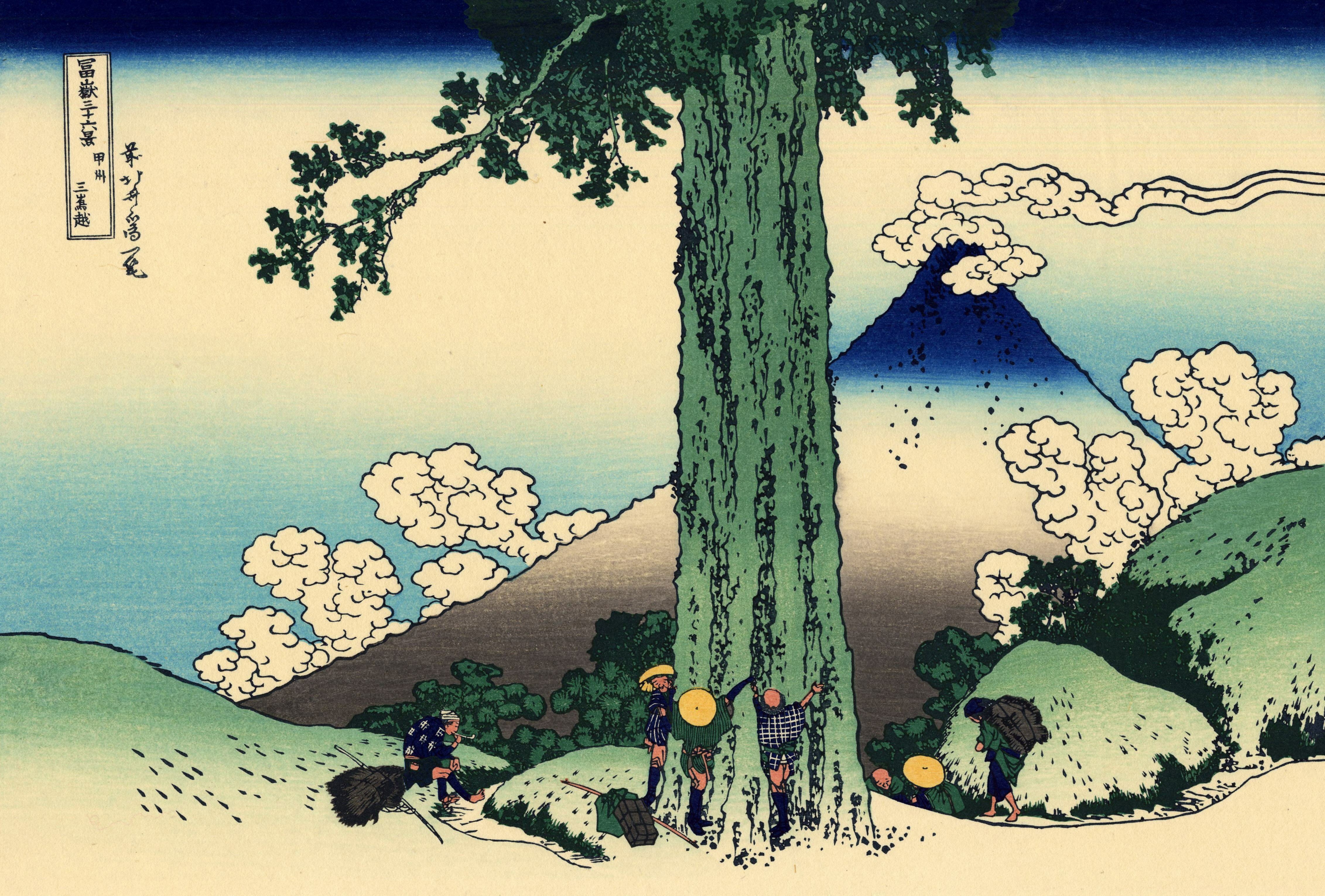 katsushika hokusai thirtysix views of mount fuji 4525x3060 wallpaper High Quality Wallpaper, High Definition Wallpaper