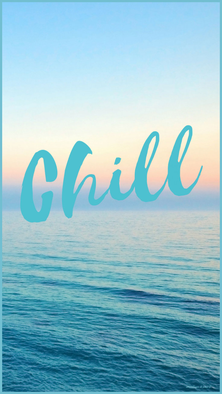 Chill Quote Ocean Sunset iPhone 10 Plus Wallpaper / Wallpaper For iPhone 7