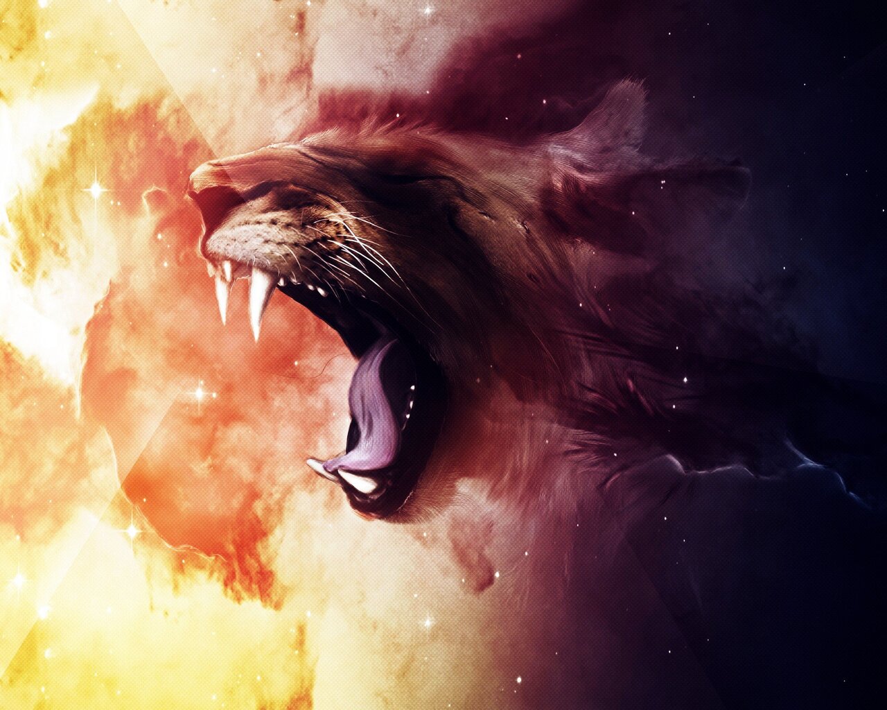 Roaring Lion 1280x1024 Resolution HD 4k Wallpaper, Image, Background, Photo and Picture
