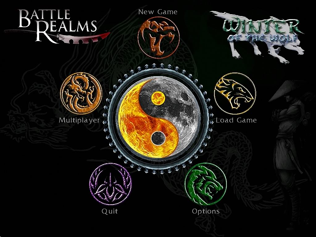 Battle Realms Winter Of The Wolf New Menu Logo file