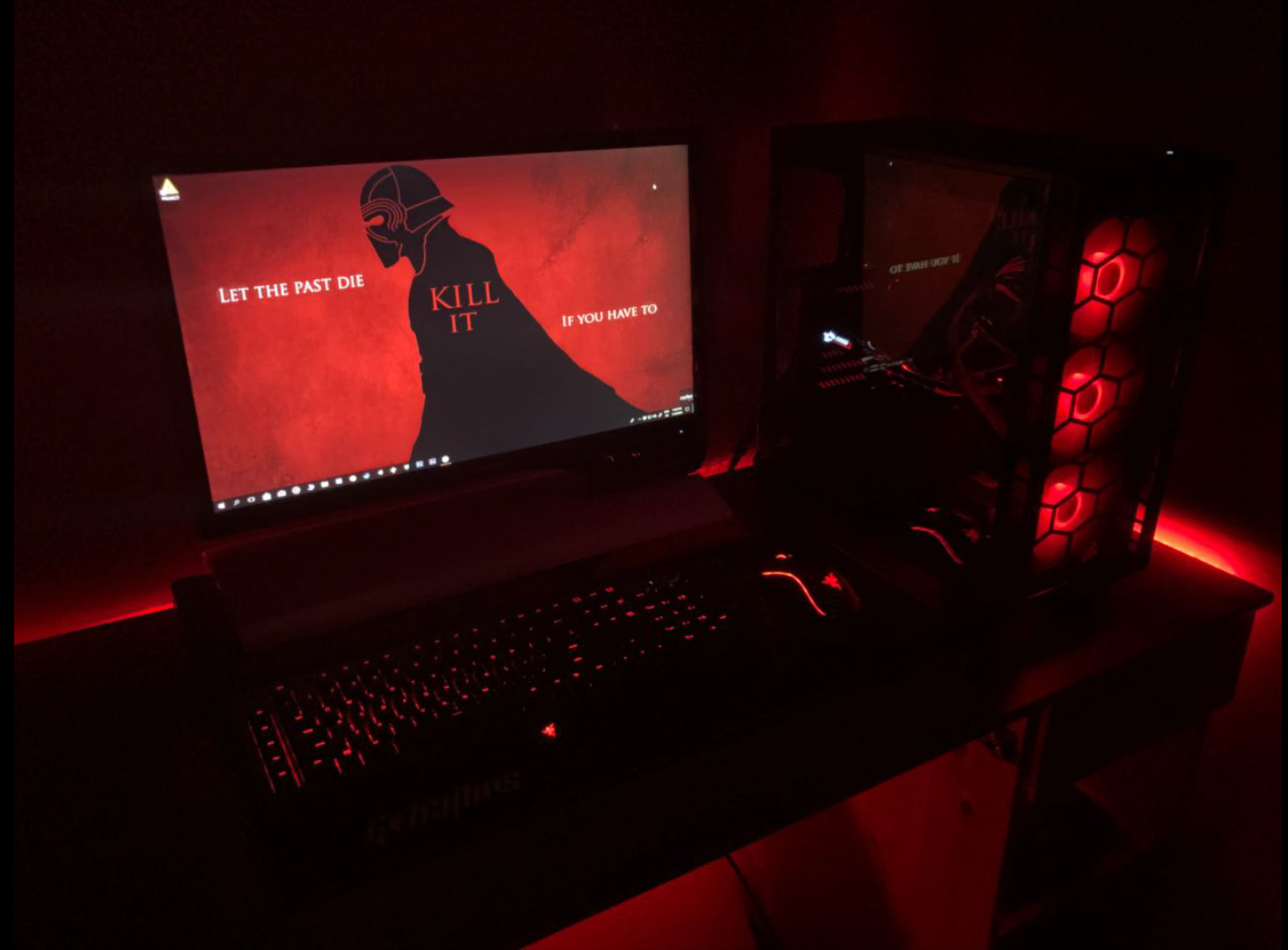 Free download I created a Kylo Ren wallpaper for my PC setup Embraced the Dark [1463x1080] for your Desktop, Mobile & Tablet. Explore How to Set Up Wallpaper