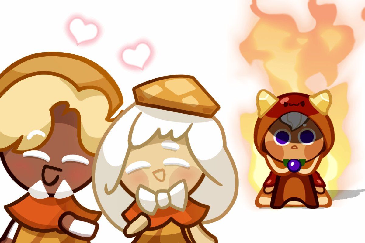 IceWater on Twitter. Cream puff cookie, Cookie run, Cute doodles
