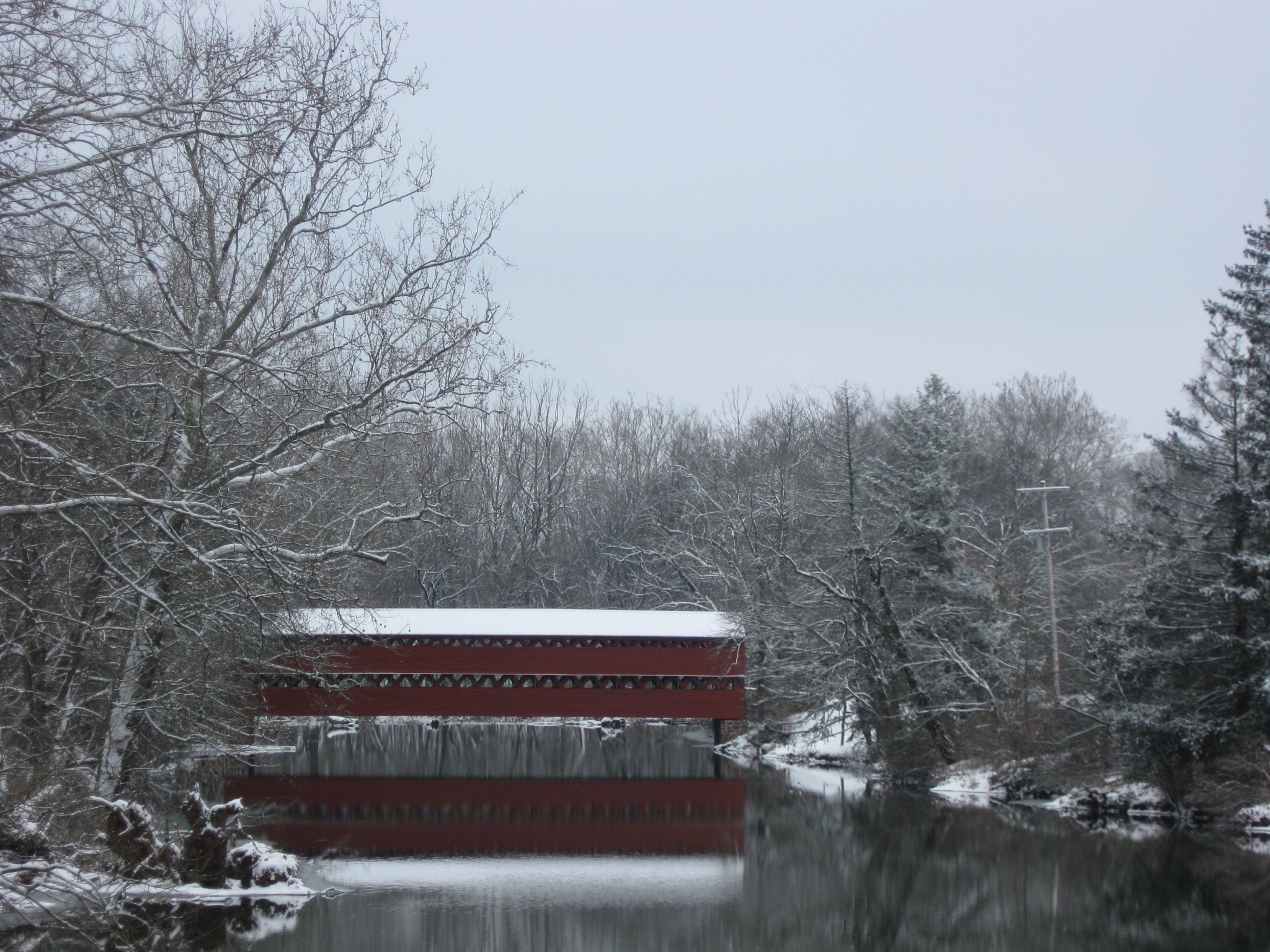 Sachs Covered Bridge on New Year's Eve