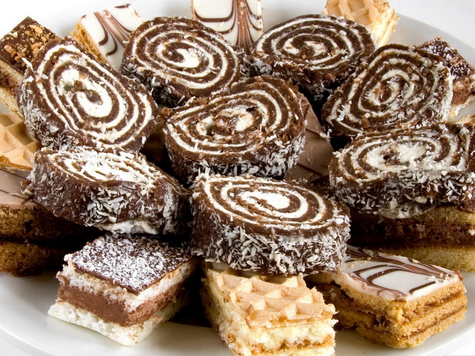 Wallpaper, chocolate, dessert, Roll, baking, sweet, patisserie, flavor, baked goods, petit four, cakes, batch, finger food, choux pastry 1600x1200