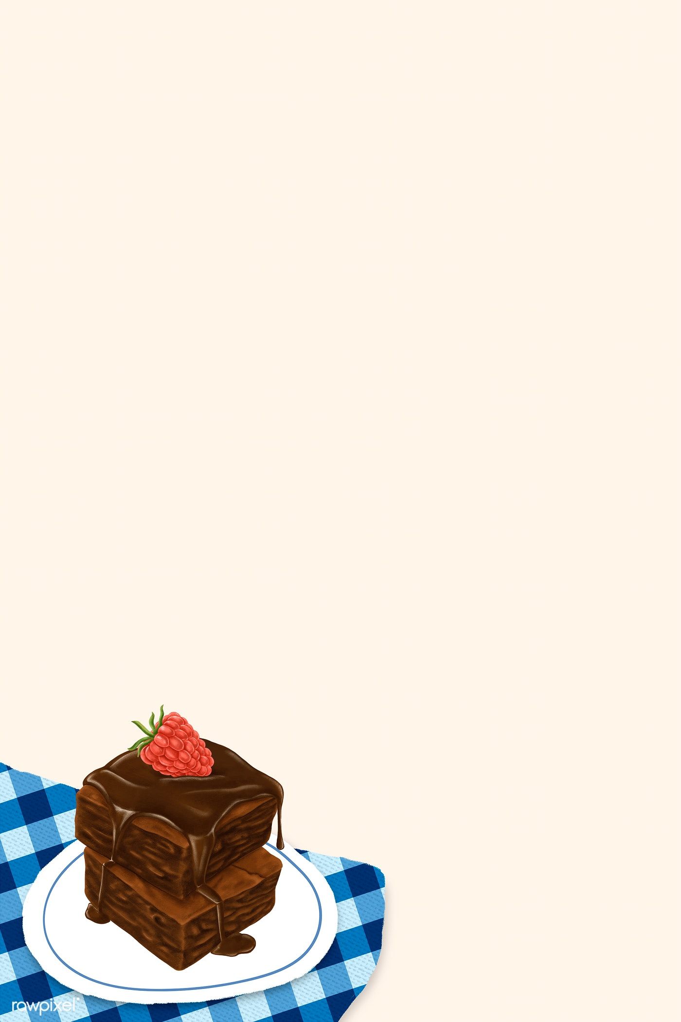 Hand drawn bakery banner mockup. free image / Noon. Recipe , Cake wallpaper, Dessert illustration