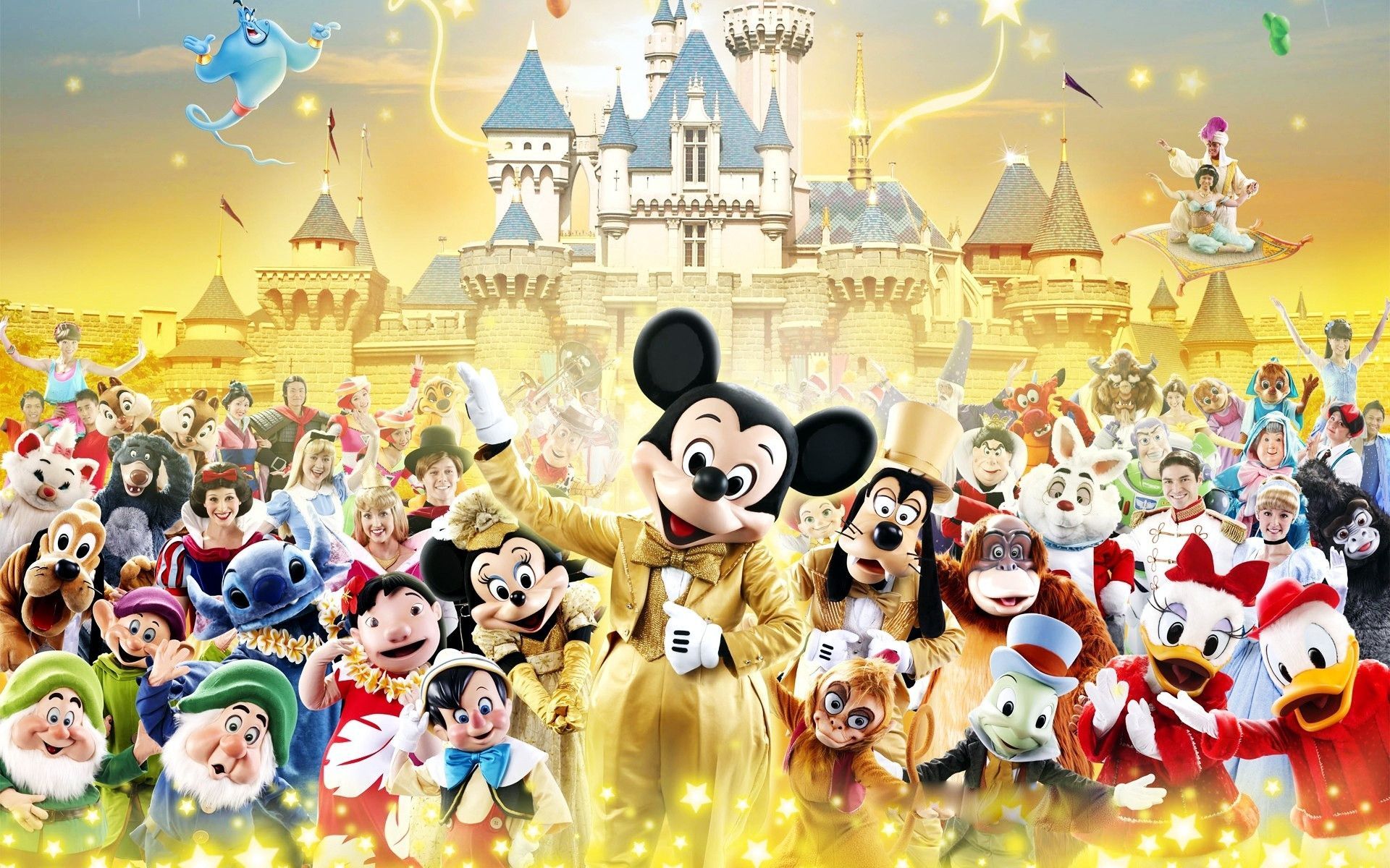Disney Character Background Free Download