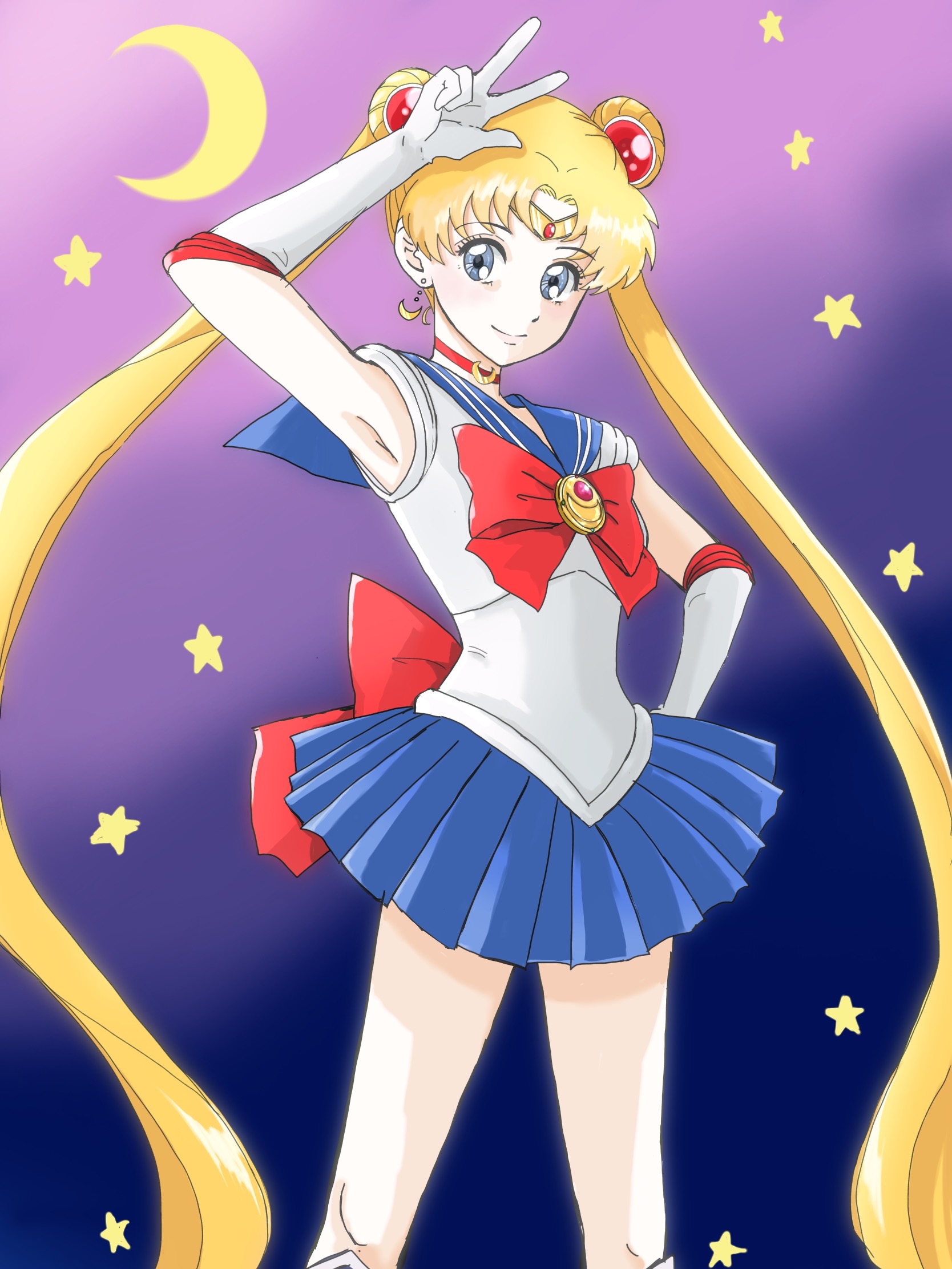 Wallpaper girl form Sailor Moon Usagi Tsukino images for desktop  section арт  download