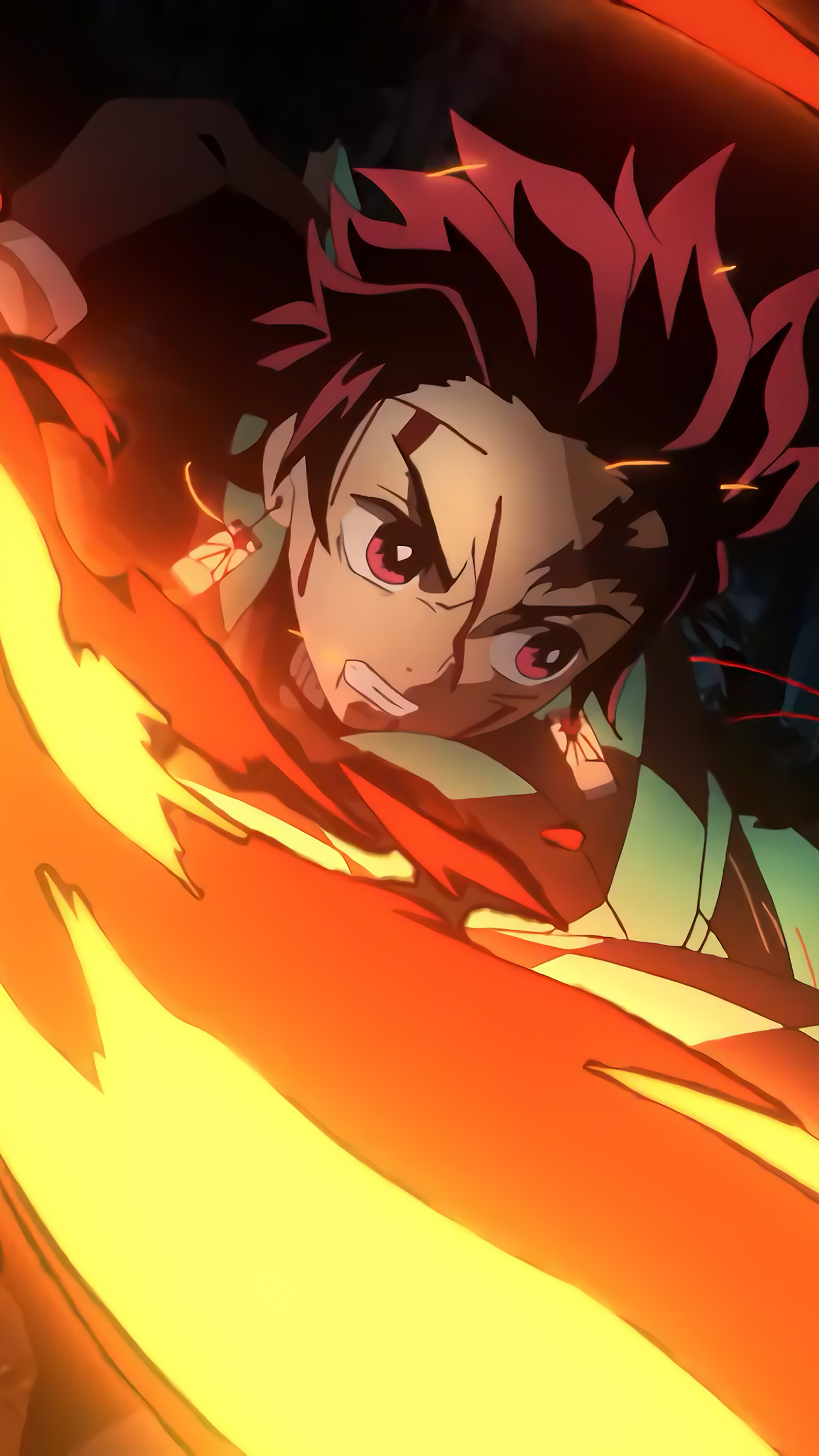 Tanjiro Kamado Demon Slayer 4K Wallpaper for Phone