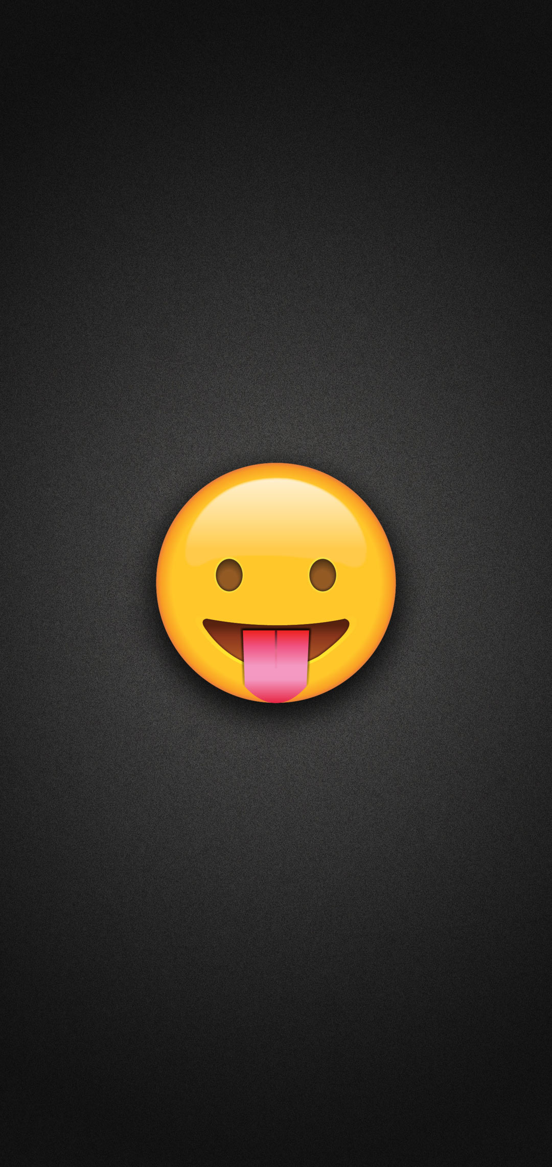 Tongue Out Emoji Phone Wallpaper