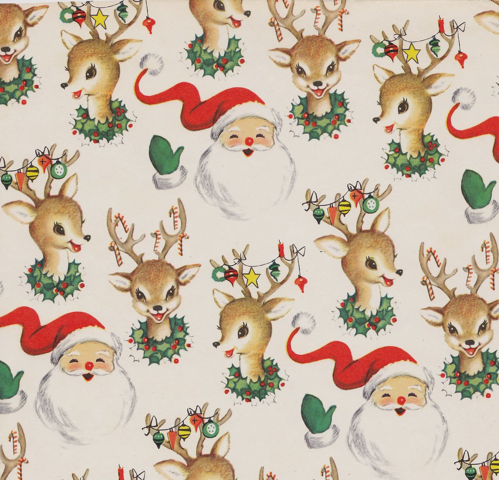 retro christmas desktop wallpaper