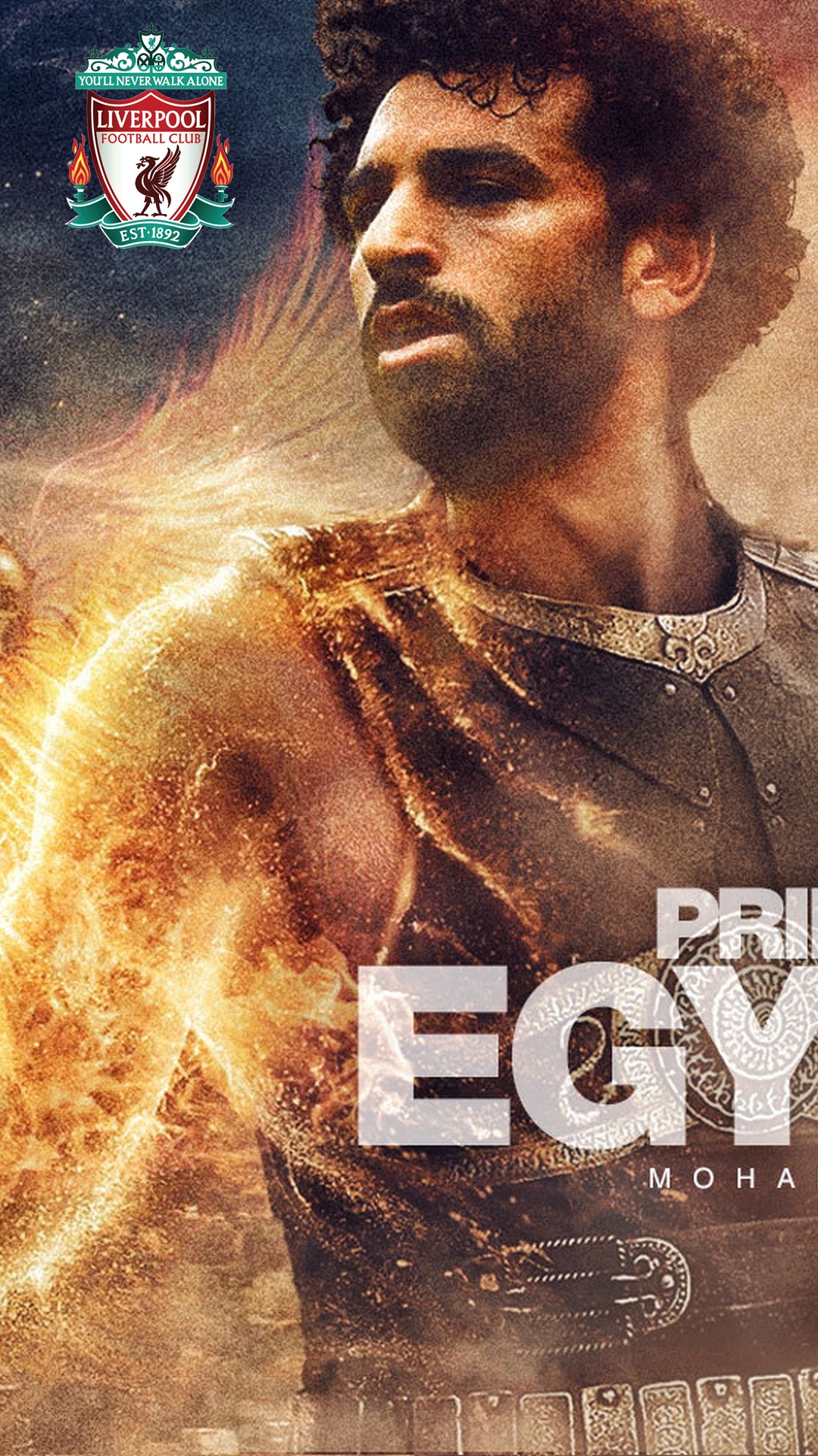 Wallpaper iPhone Mohamed Salah Liverpool 3D iPhone Wallpaper