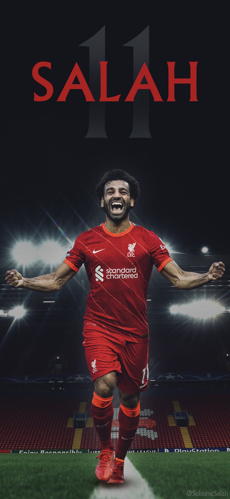 Mohammed Salah Liverpool 2021 wallpaper