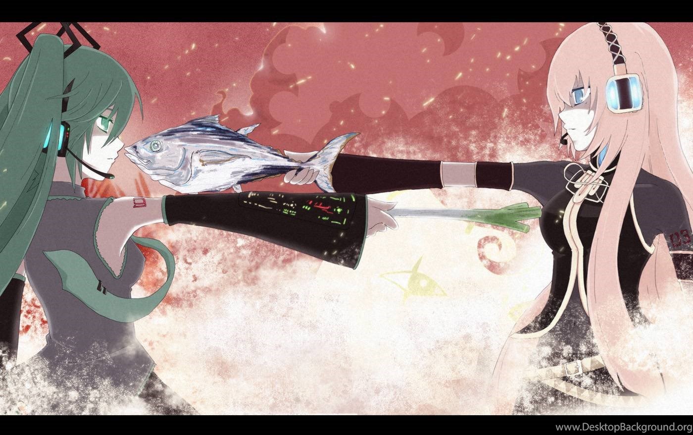 Vocaloid Hatsune Miku Luka Megurine Wallpaper Desktop Background