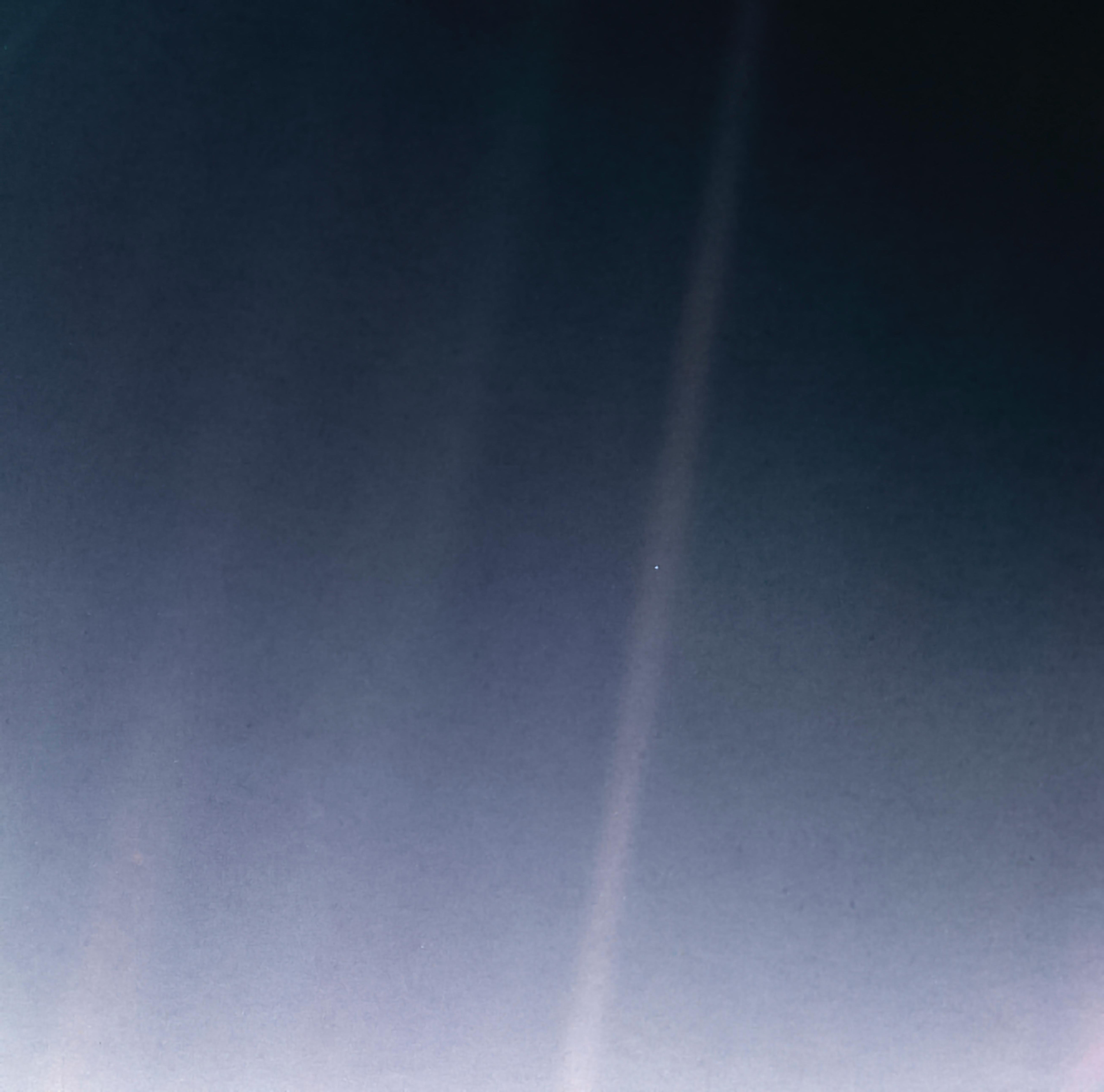 NASA Releases Remastered 'Pale Blue Dot' Image