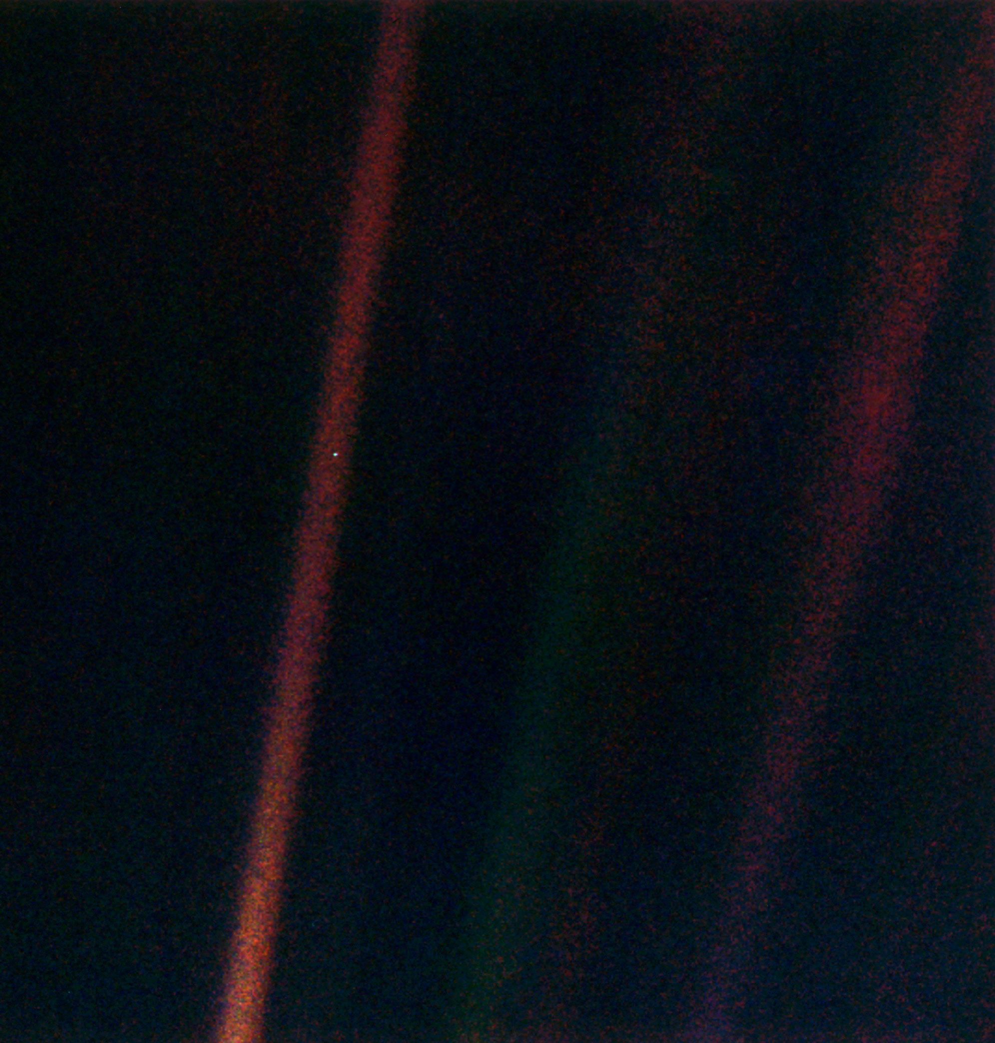 Pale Blue Dot By Voyager The Most Profound And Defining Blue Dot Motivational