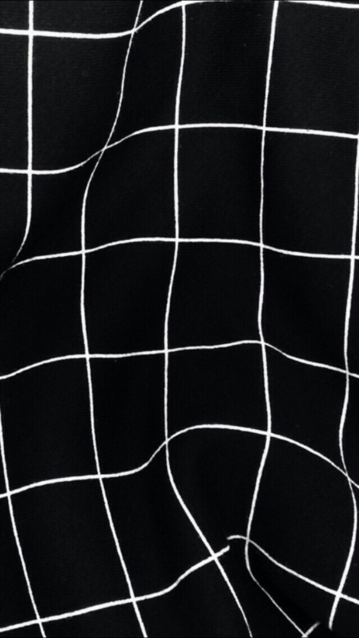 Black and white distorted tumblr grid
