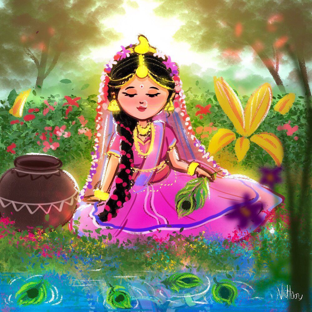 Cute Radha Krishna Wallpapers - Wallpaper Cave