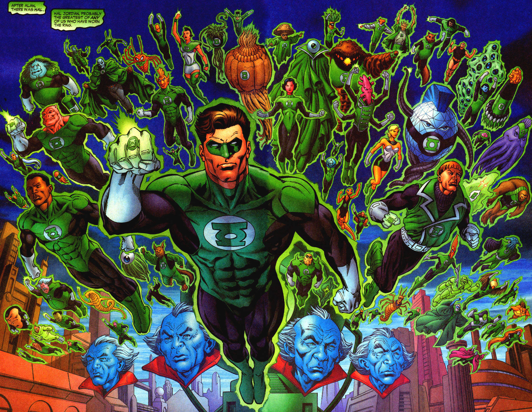 Green Lantern Corps Heroes Unite