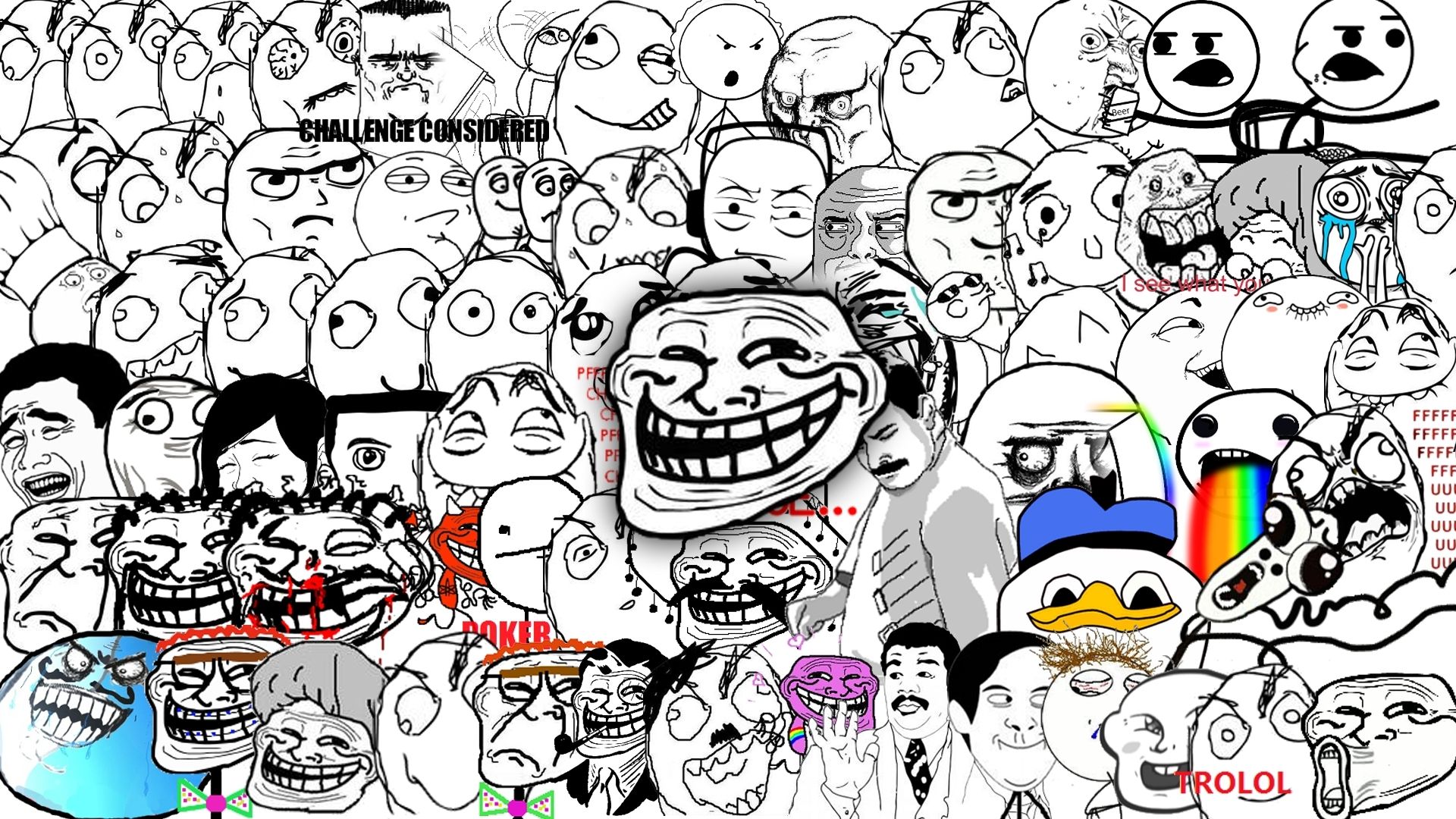 Meme Face Wallpaper Free Meme Face Background
