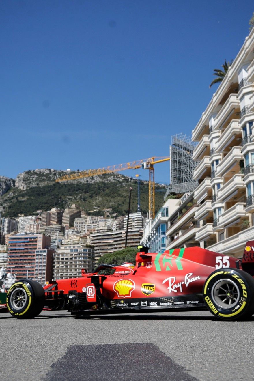 Carlos Sainz, Scuderia Ferrari, 2021 Monaco GP. Ferrari, Carlos sainz, Grand prix