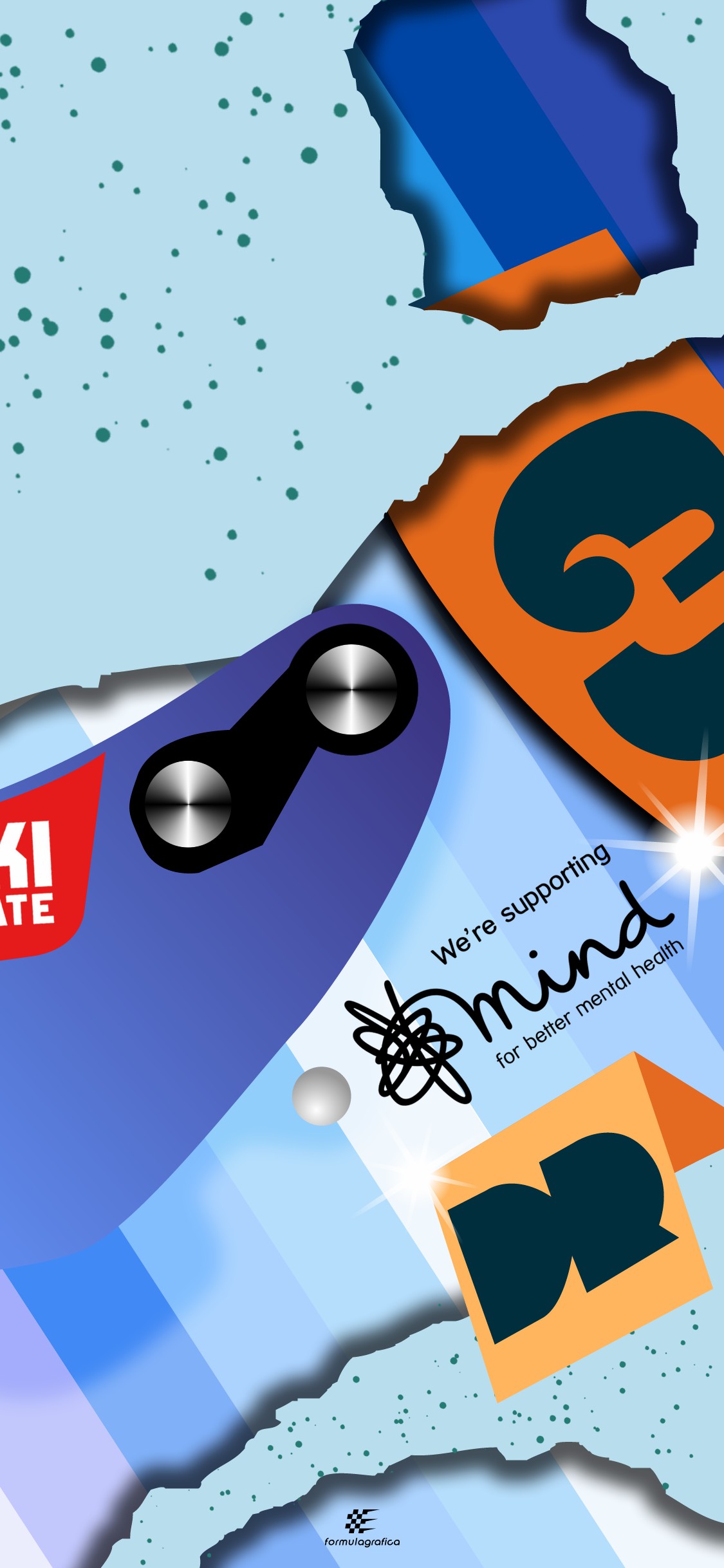 Daniel Ricciardo helmet mobile