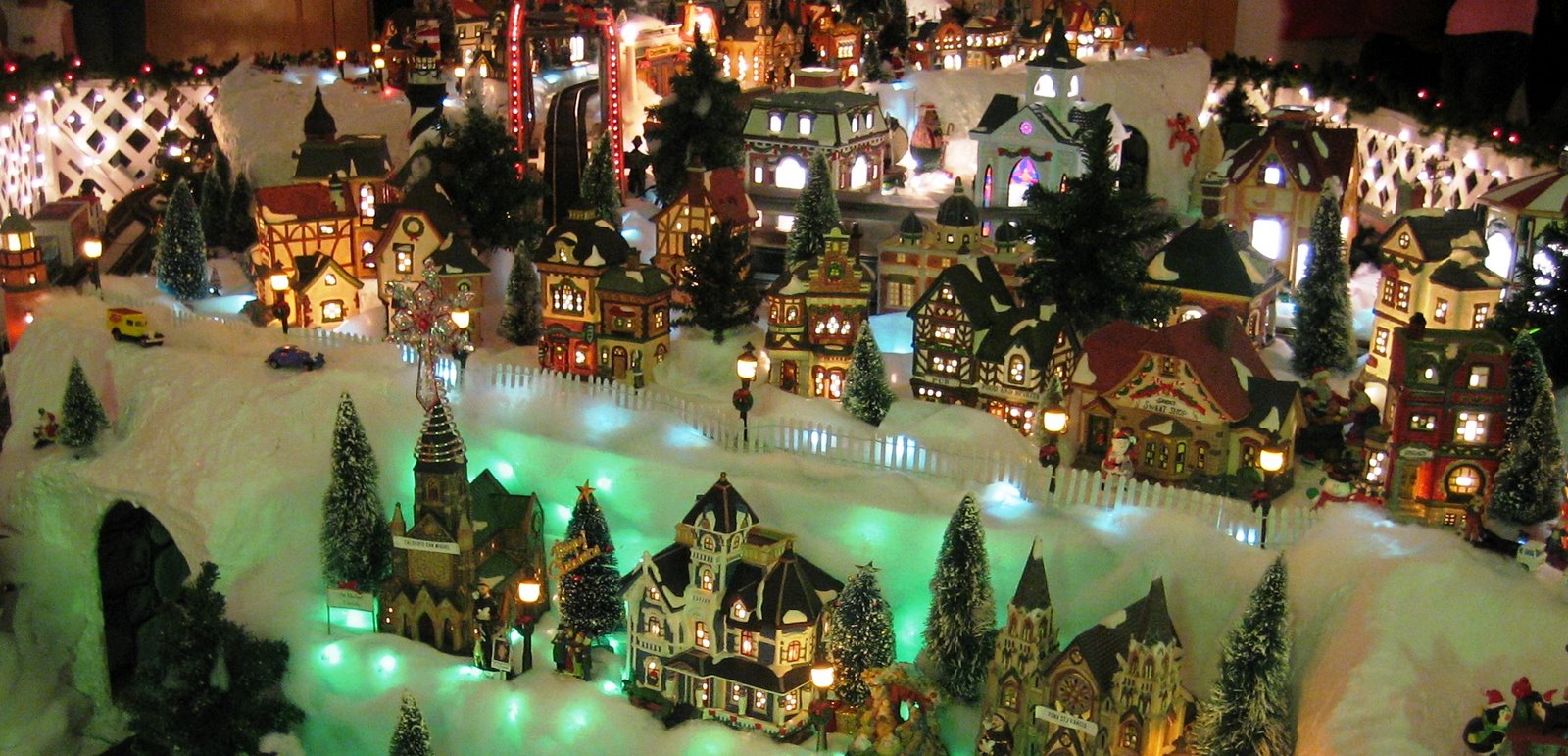 Christmas Village Background