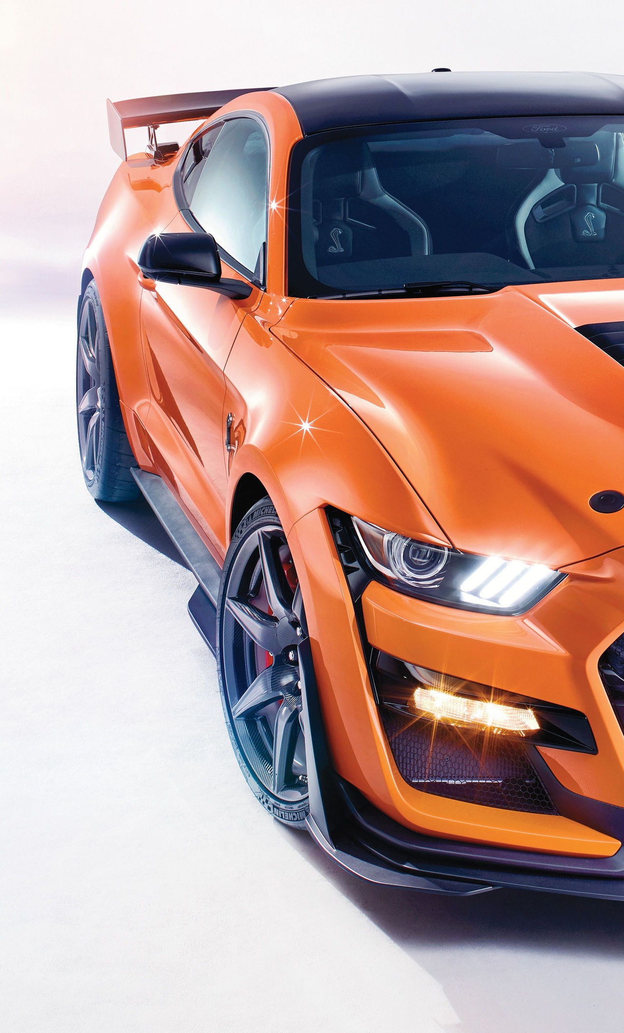 Ford Mustang Shelby GT500 Front 5k iPhone HD 4k Wallpaper, Image, Background, Photo and Picture