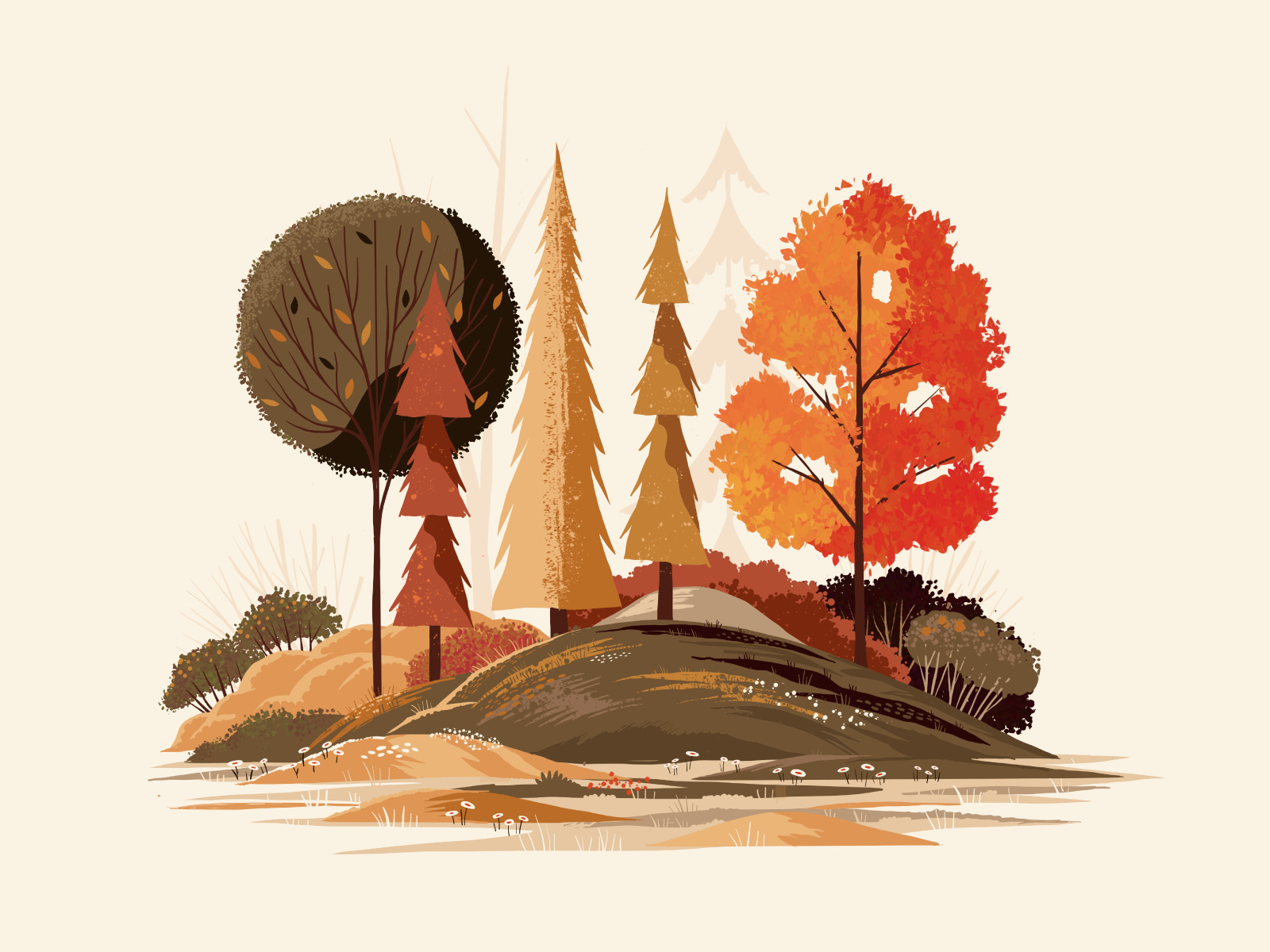 Autumn Vibes: Bright and Cosy Fall Illustrations