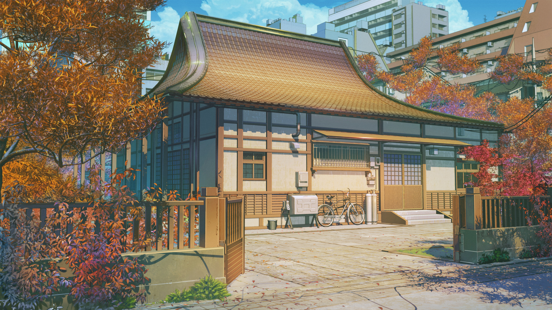 Traditional Japanese House Anime