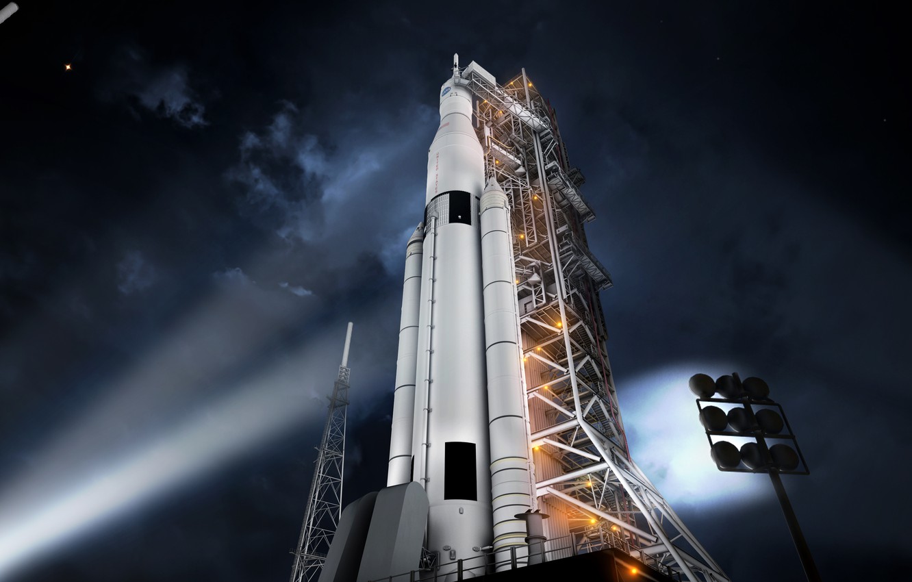 Wallpaper rocket, NASA, start, spaceport image for desktop, section космос