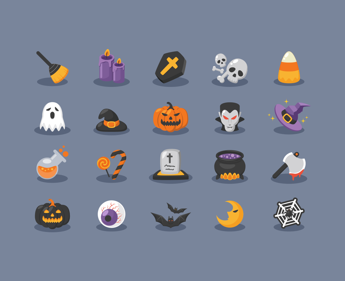 Playful Halloween Icon for a Grisly Design Project