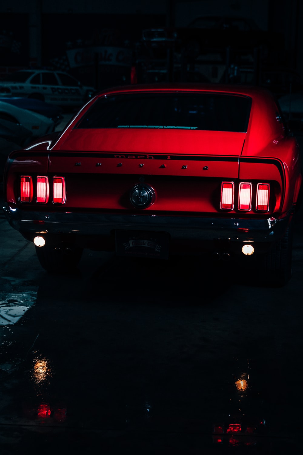 HD wallpaper: car, red car, vehicle, muscle car, classic car, first  generation ford mustang | Wallpaper Flare