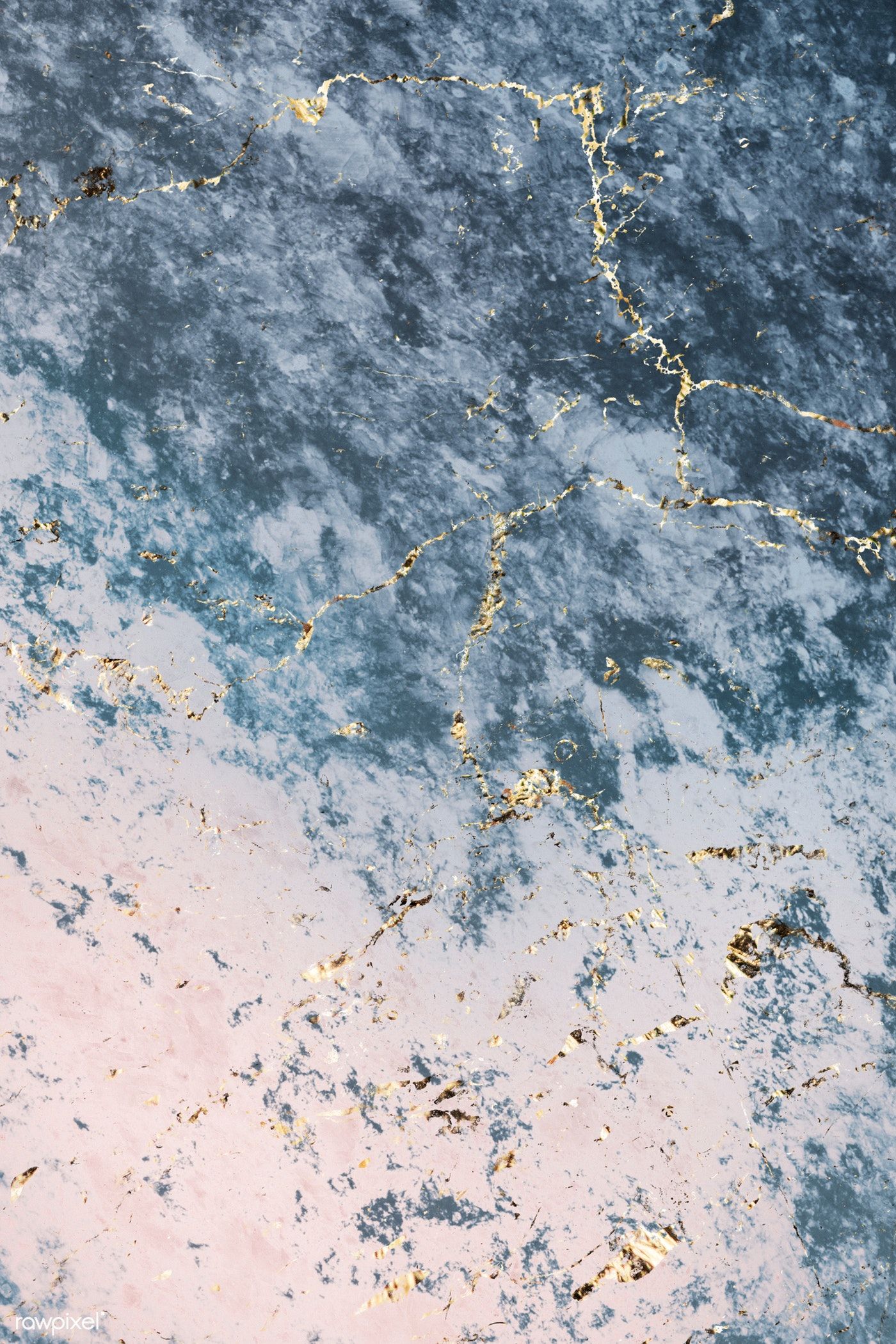 Blue And Gray Marble Wallpaper