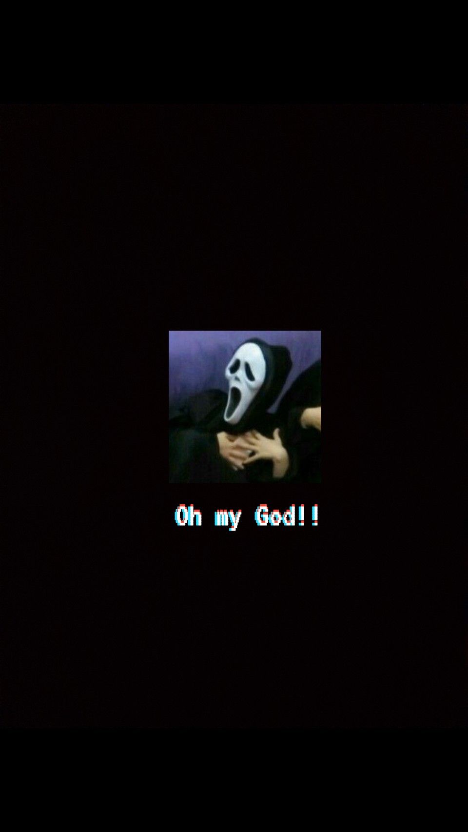 Ghostface wallpaper. Funny iphone wallpaper, Fall wallpaper, Scream art