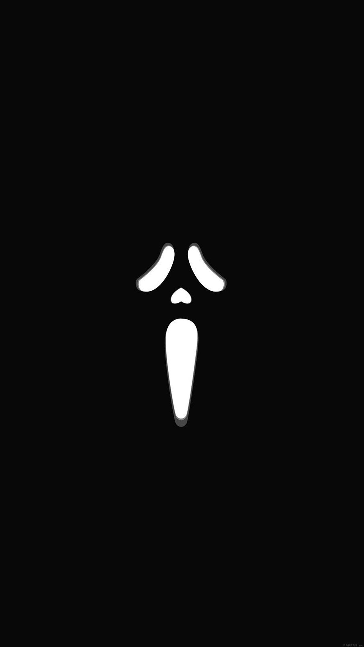 Scream Film Dark Illust Minimal
