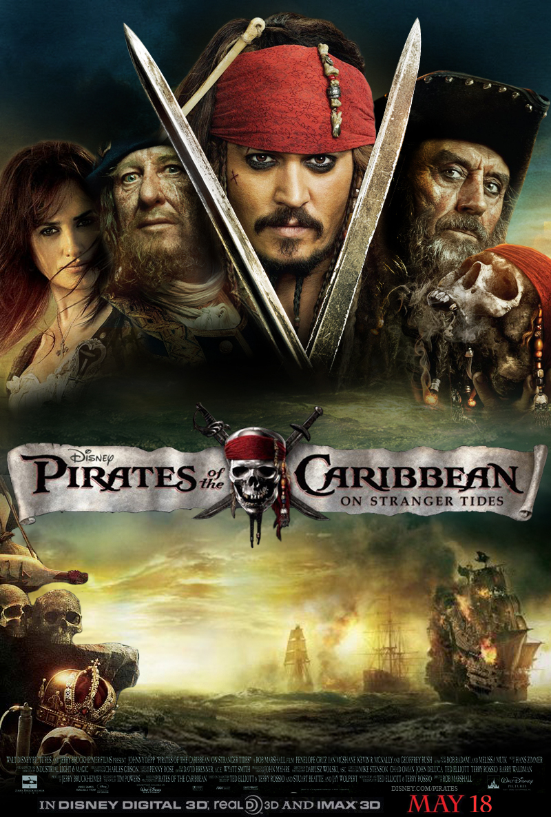 Pirates Of The Caribbean On Stranger Tides Posters Of The Caribbean 4