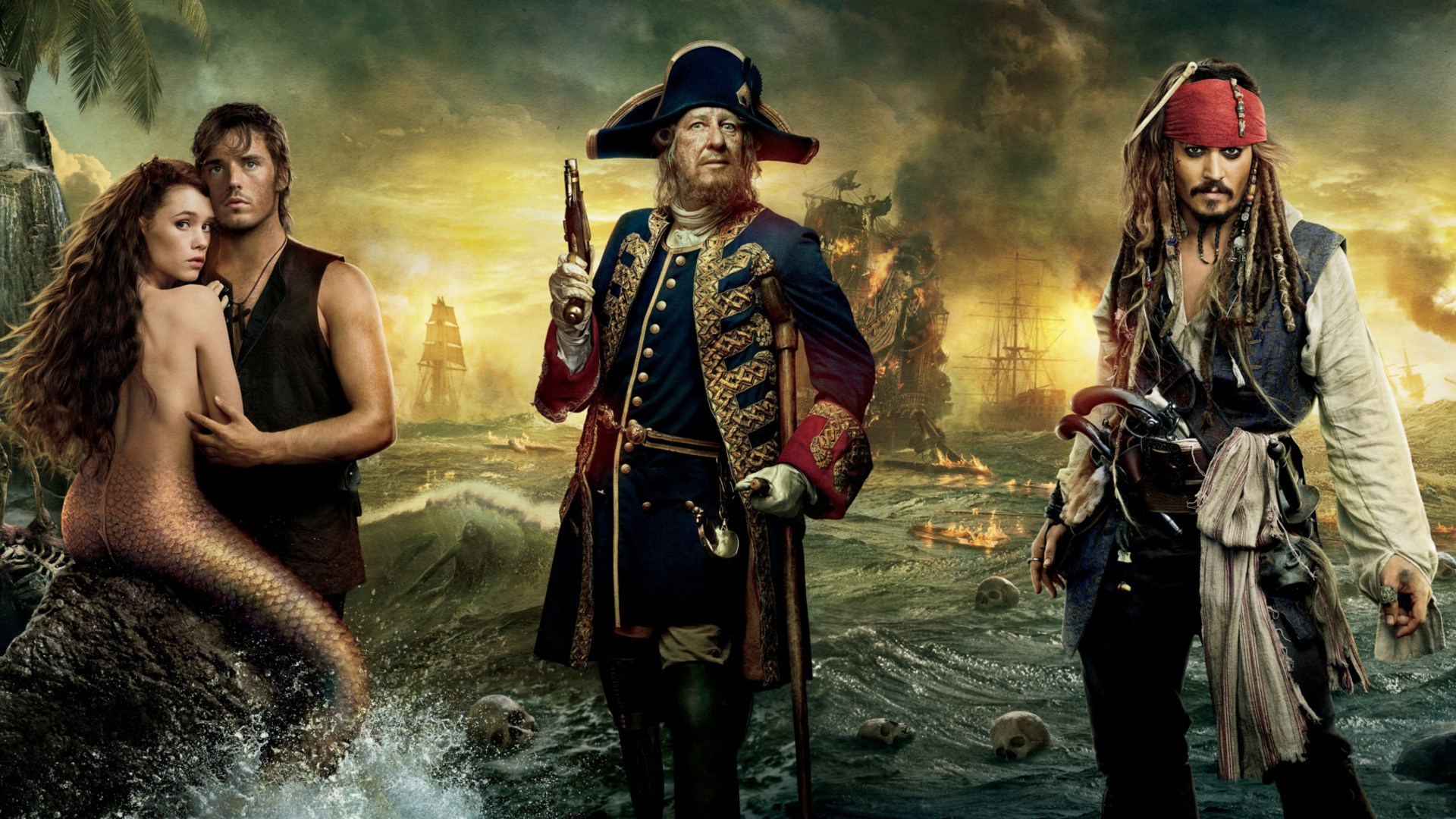 pirates of the caribbean on stranger tides HD wallpaper, Background