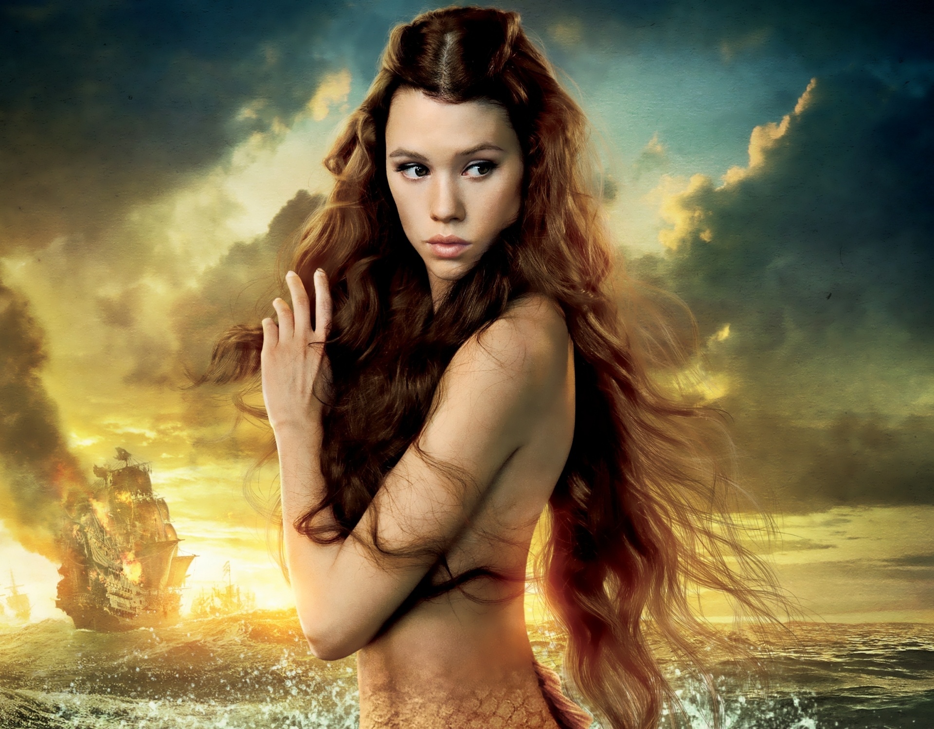 Wallpaper. Movies. photo. picture. mermaid, Pirates of the Caribbean, on stranger tides, Pirates of the caribbean, on stranger tides