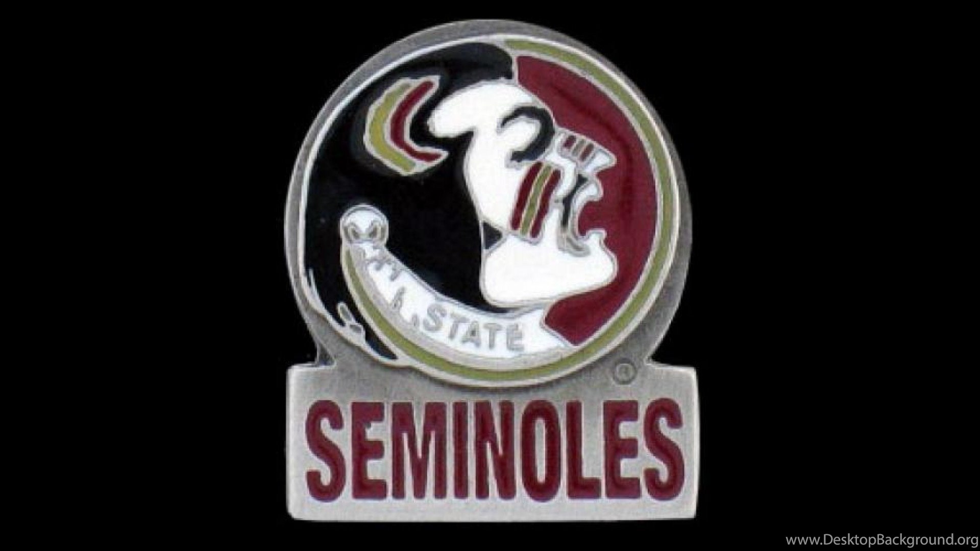 Fsu Football Logo State Seminoles Football HD Wallpaper